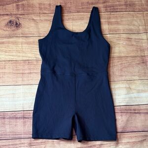 Yogalicious Lux Blue Sleeveless Romper